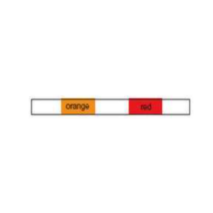 N8152401 / PVC Pure Flared Two-Stop Pump Tubing - 0.19 mm I.D., Orange/Red
