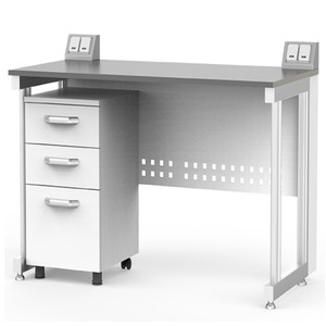 [벽면실험대 콘센트형 / 이동서랍장]  LAB TABLE-Side Bench(KCL-LS-STD1200)
